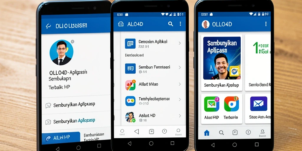 Tampilan antarmuka OLLO4D yang sederhana dan efisien.