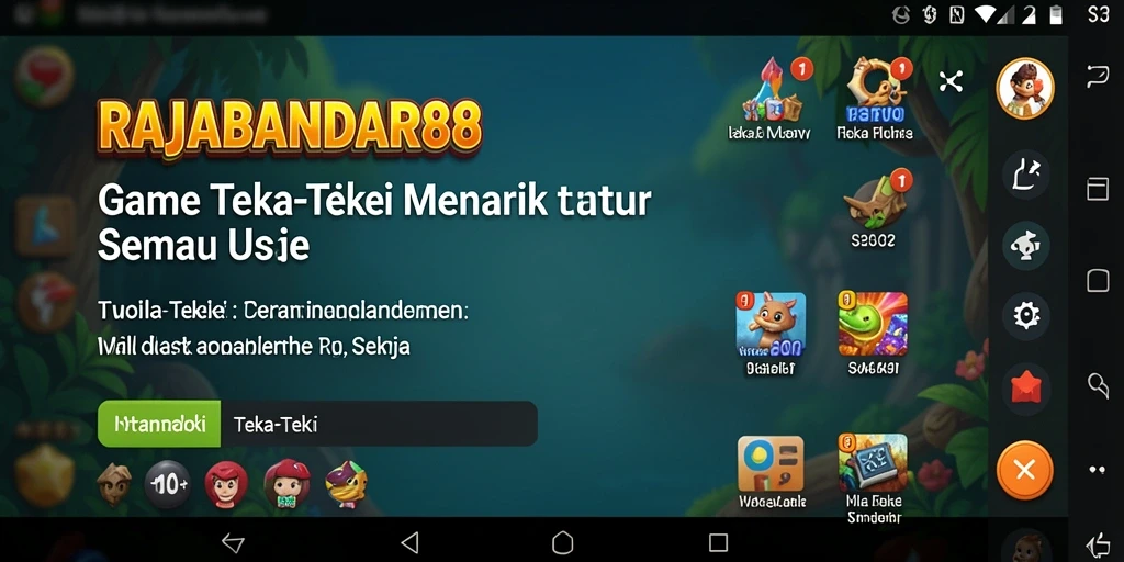 Antarmuka grafik yang menarik dari RAJABANDAR88.