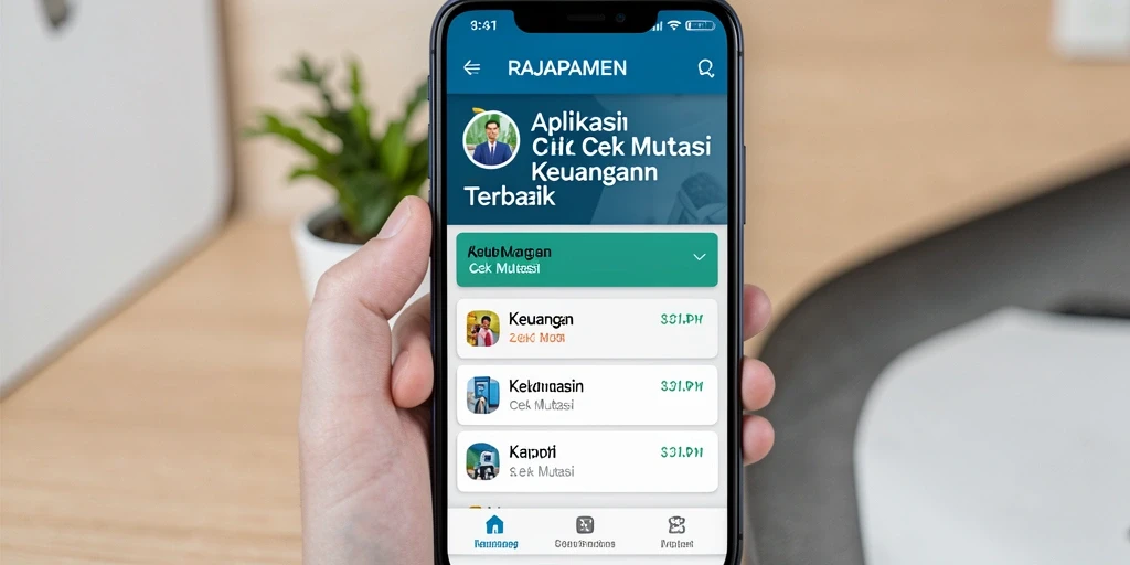 Tampilan antarmuka Cek Mutasi RAJAPAMEN yang intuitif dan informatif.