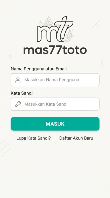Masuk Akun mas77toto dengan Mudah dan Cepat